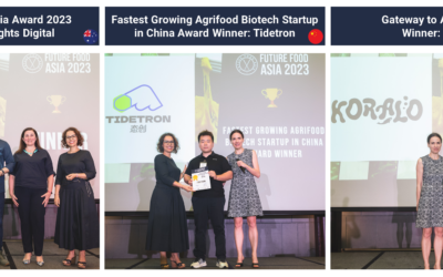 Announcing the winners of the US$ 100,000 Future Food Asia 2023 Award and the Winner of the Award for the Fastest growing Agrifood Biotech Startup in China